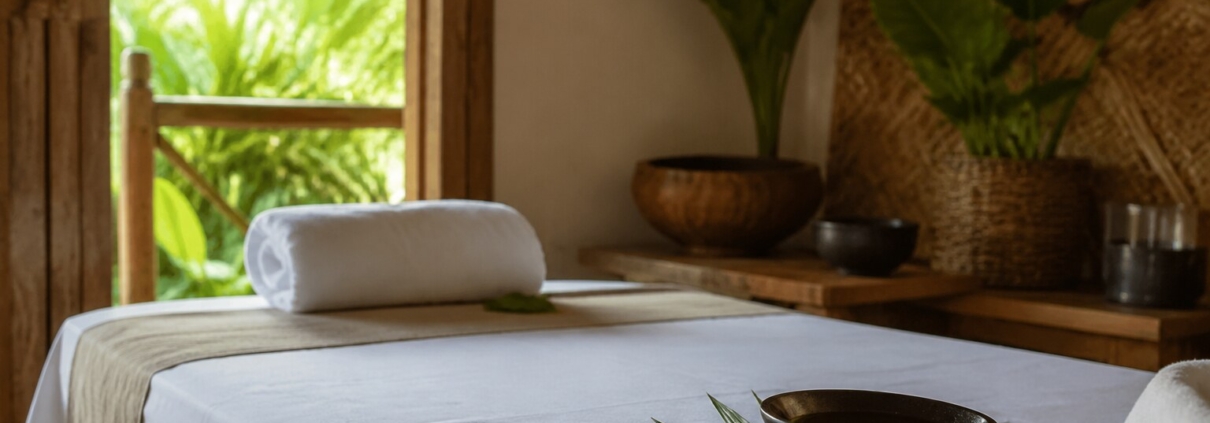 Massage Watamu – treatment room at Love Island Spa, Visiwa Beach Resort