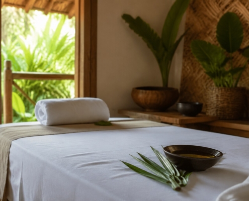 Massage Watamu – treatment room at Love Island Spa, Visiwa Beach Resort