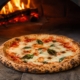 Authentic uncut wood-fired pizza baking at Visiwa Restaurant in Watamu