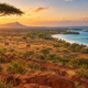 Kenya safari landscape meeting the Indian Ocean coast near Watamu